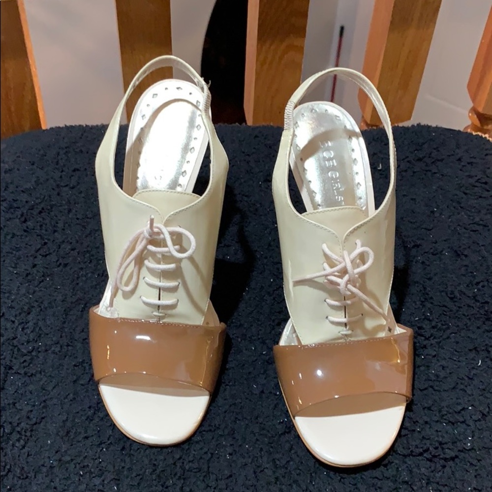 Brown and cream